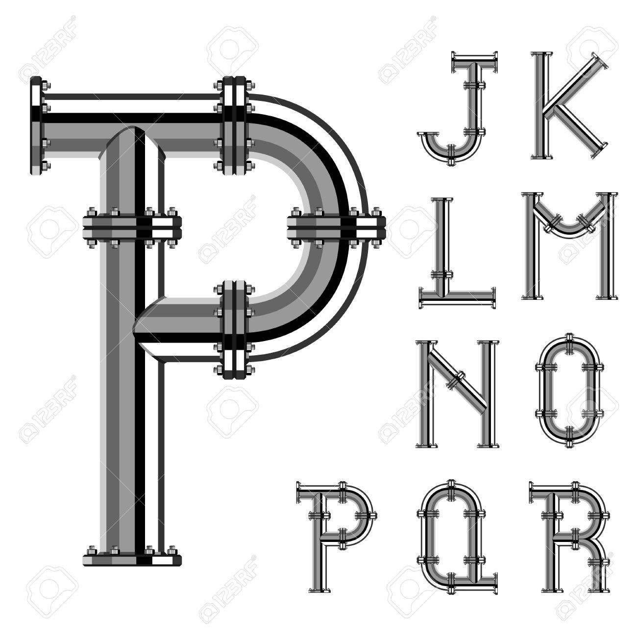 chrome pipe alphabet letters part 2 - 30023521 chrome pipe alphabet letters part 2 - 30023521