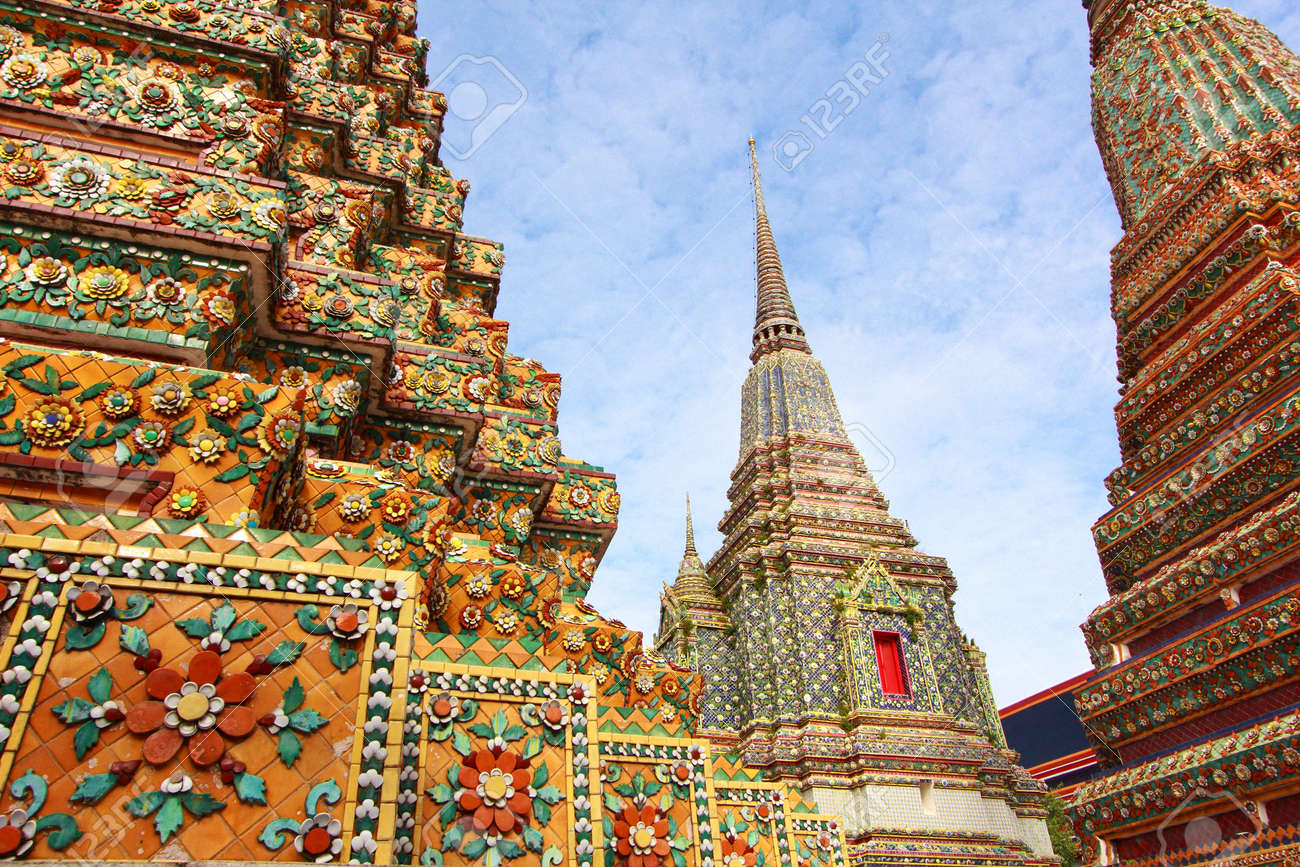 Wat Pho, Bangkok, Thailand. 'Wat' Means Temple In Thai. The Temple ...