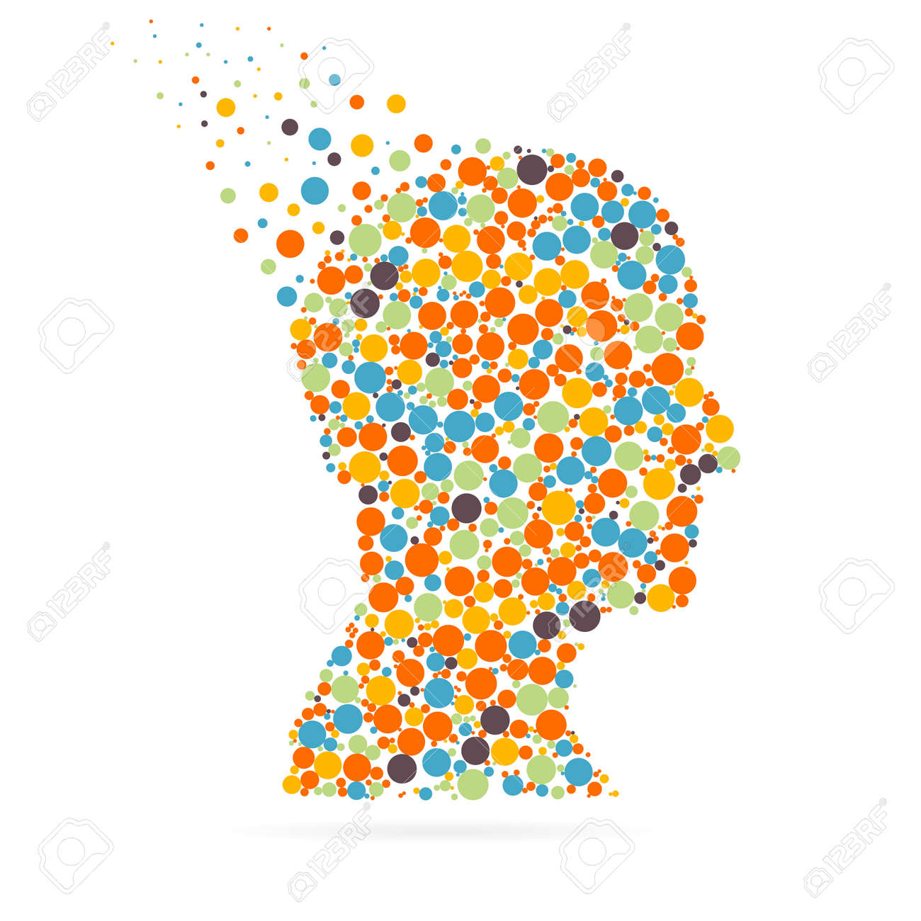 Abstract creative concept vector silhouette head for Web and Mobile Applications isolated on white background. Vector illustration, creative template design, Business software and social media. - 51469380 Abstract creative concept vector silhouette head for Web and Mobile Applications isolated on white background. Vector illustration, creative template design, Business software and social media. - 51469380