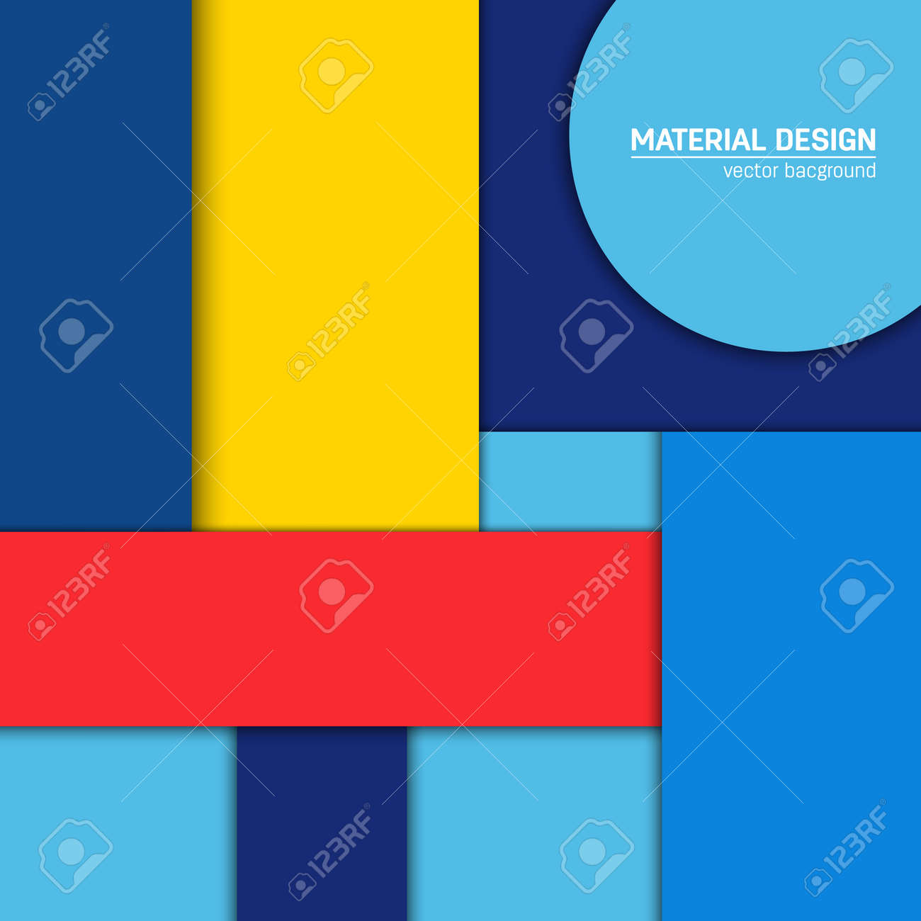 vector material design background abstract creative concept mobile app layout template