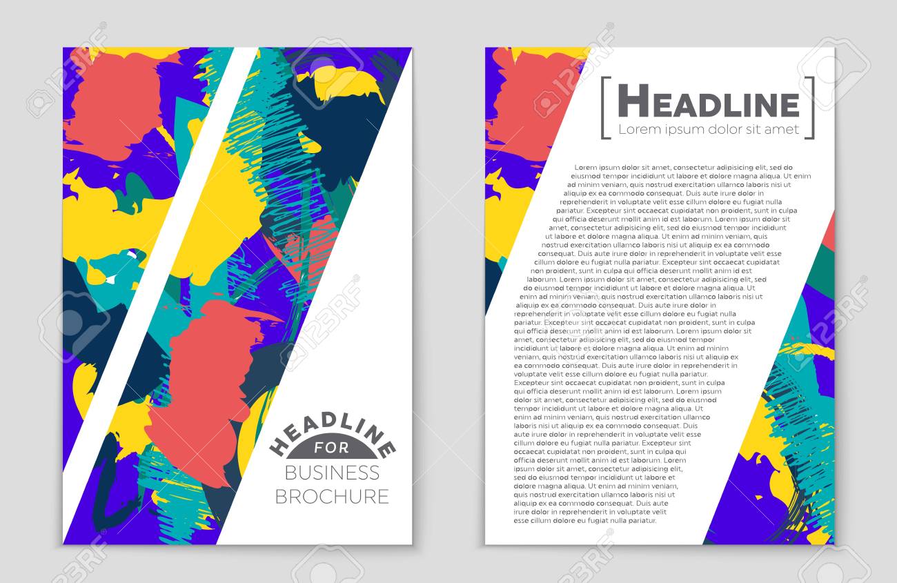 abstract vector layout background