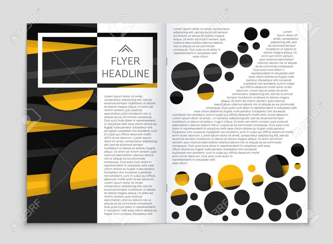abstract vector layout background