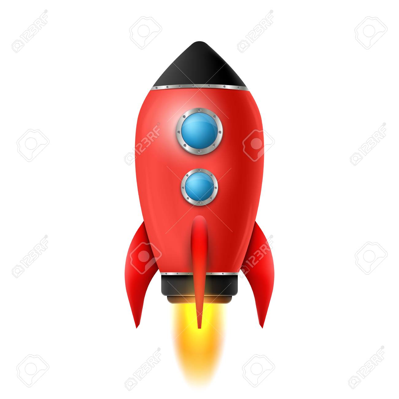 Vector Illustration Of Realistic 3d Rocket Space Ship Launch Royalty Free Cliparts Vectors And Stock Illustration Image Vector Illustration Of Realistic 3d Rocket Space Ship Launch Royalty Free Cliparts Vectors And Stock Illustration Image
