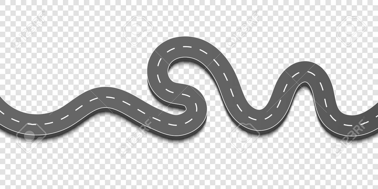 Creative vector illustration of winding curved road. Art design. Highway with markings. Direction, transportation set. Abstract concept graphic element. Way location infographic template. Pin pointer - 99144387 Creative vector illustration of winding curved road. Art design. Highway with markings. Direction, transportation set. Abstract concept graphic element. Way location infographic template. Pin pointer - 99144387