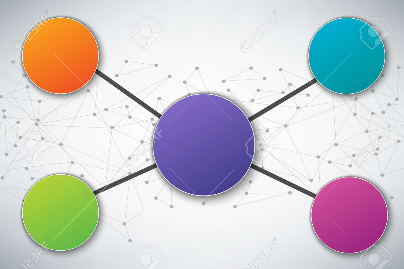 Concept Map Example Design Creative Illustration Of Mind Map Infographic Template Isolated On  Background With Place For Your Content. Art Design. Abstract Concept  Graphic Element. Stock Photo, Picture And Royalty Free Image. Image  121107707.