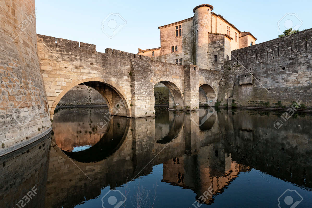 Historic Fortress In The Town Of Aigues Mortes Southern France Stock Photo Picture And Royalty Free Image Image