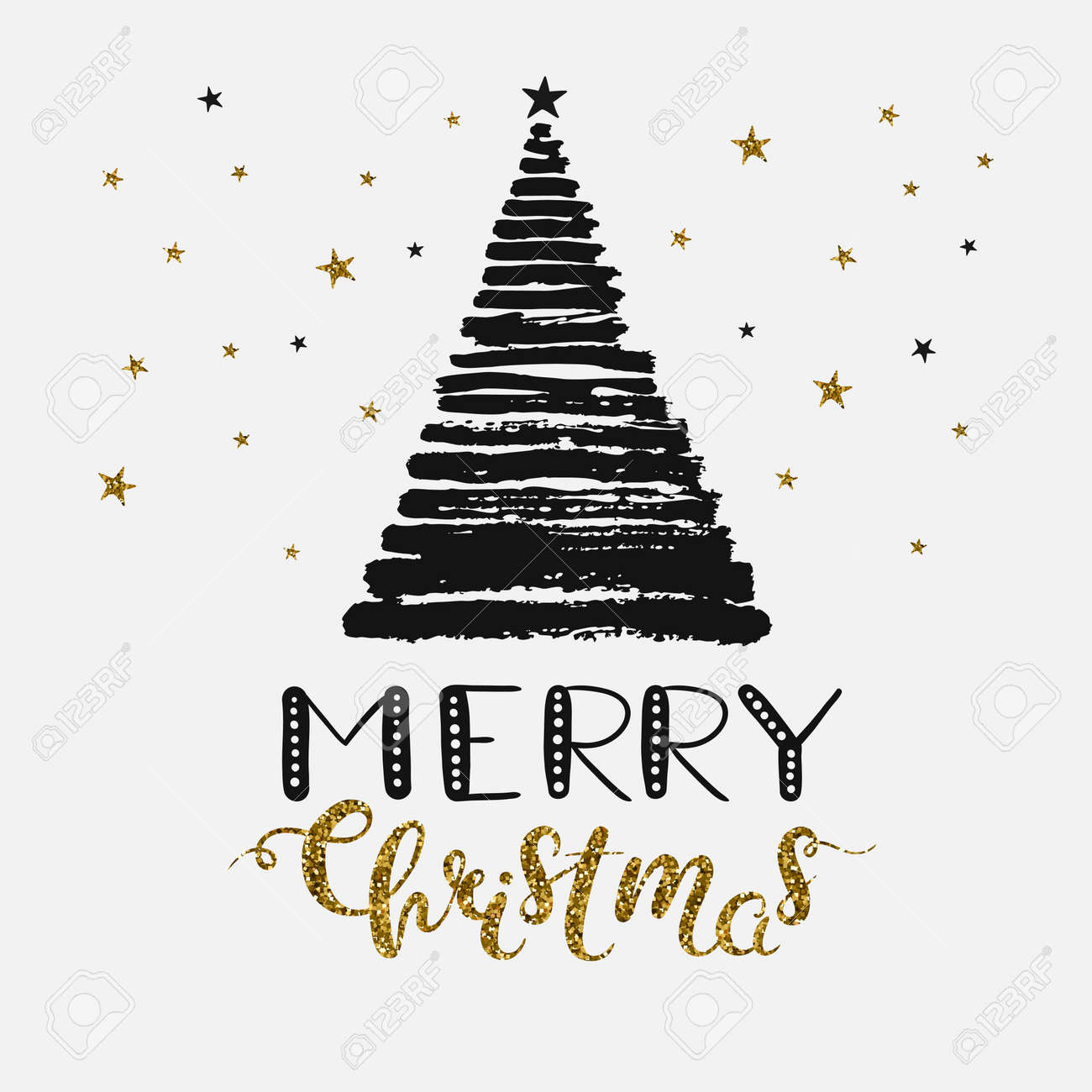 merry christmas poster concept