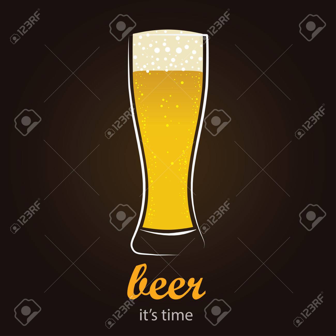 Download Refreshing Beer In Pilsner Glass Stylish And Minimalist Vector Royalty Free Cliparts Vectors And Stock Illustration Image 29296615 Yellowimages Mockups