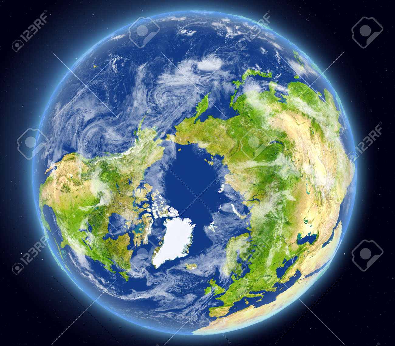 地球儀 油彩画宙華と塵取り 地球儀 油彩画宙華と塵取り 地球儀 油彩画宙華と塵取り