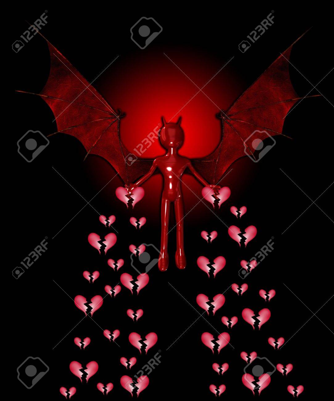 El Diablo Difusion Tristeza Y Corazones Rotos Por Todas Partes