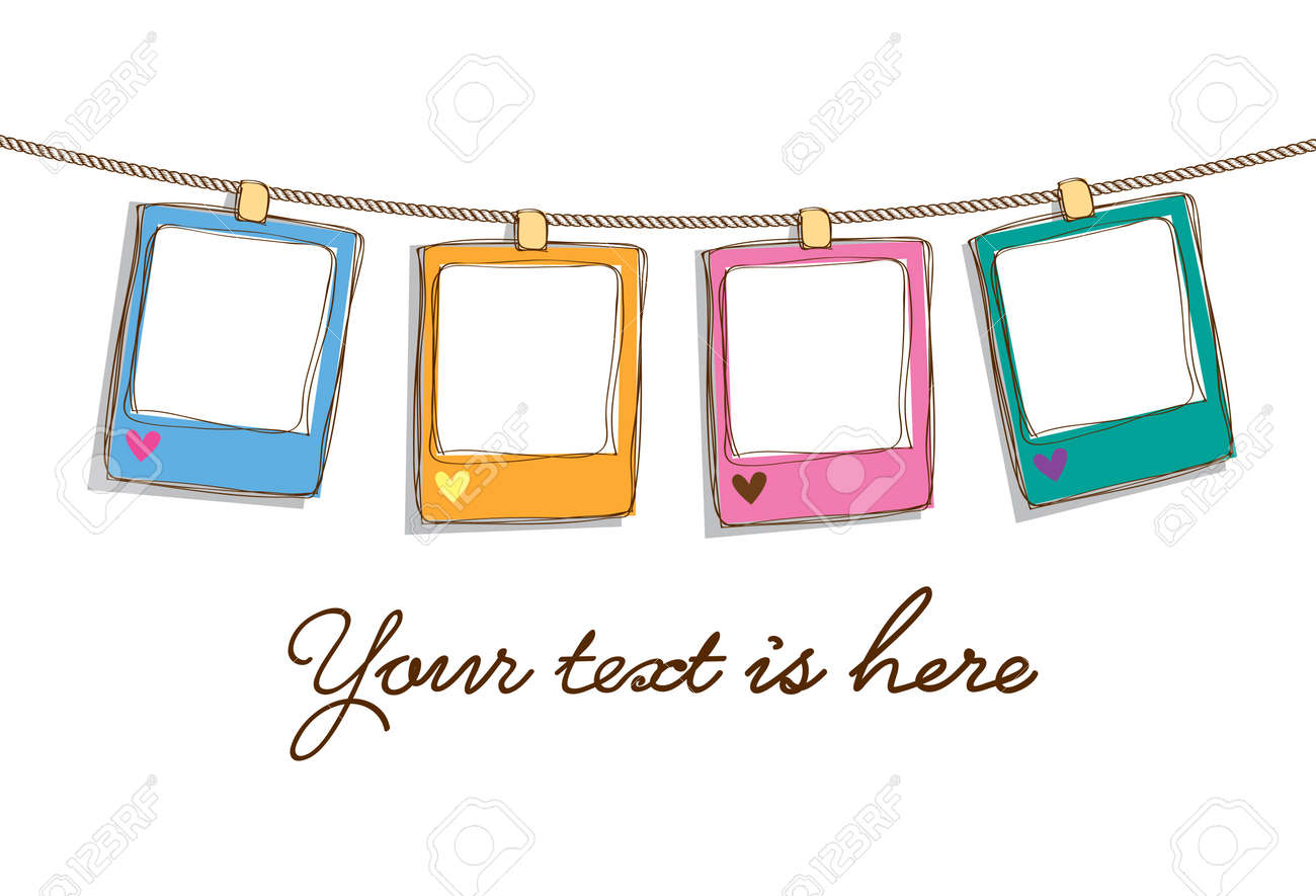 set of cute frame