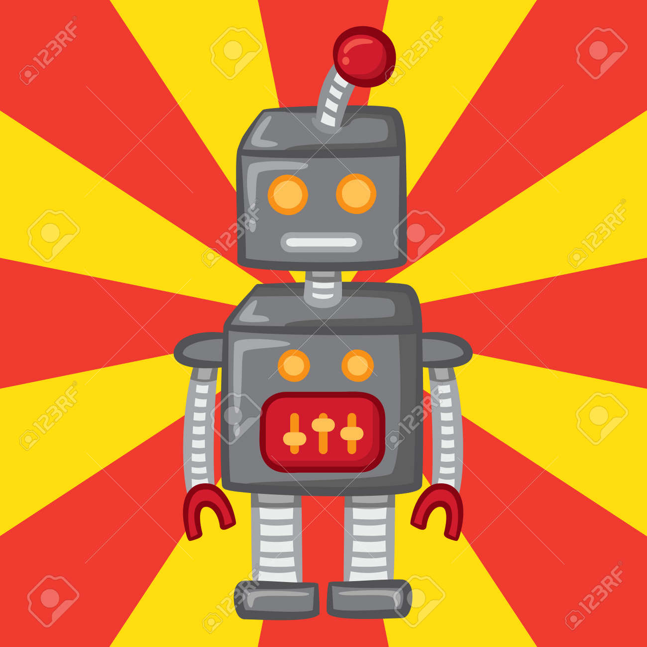 robot toy vector