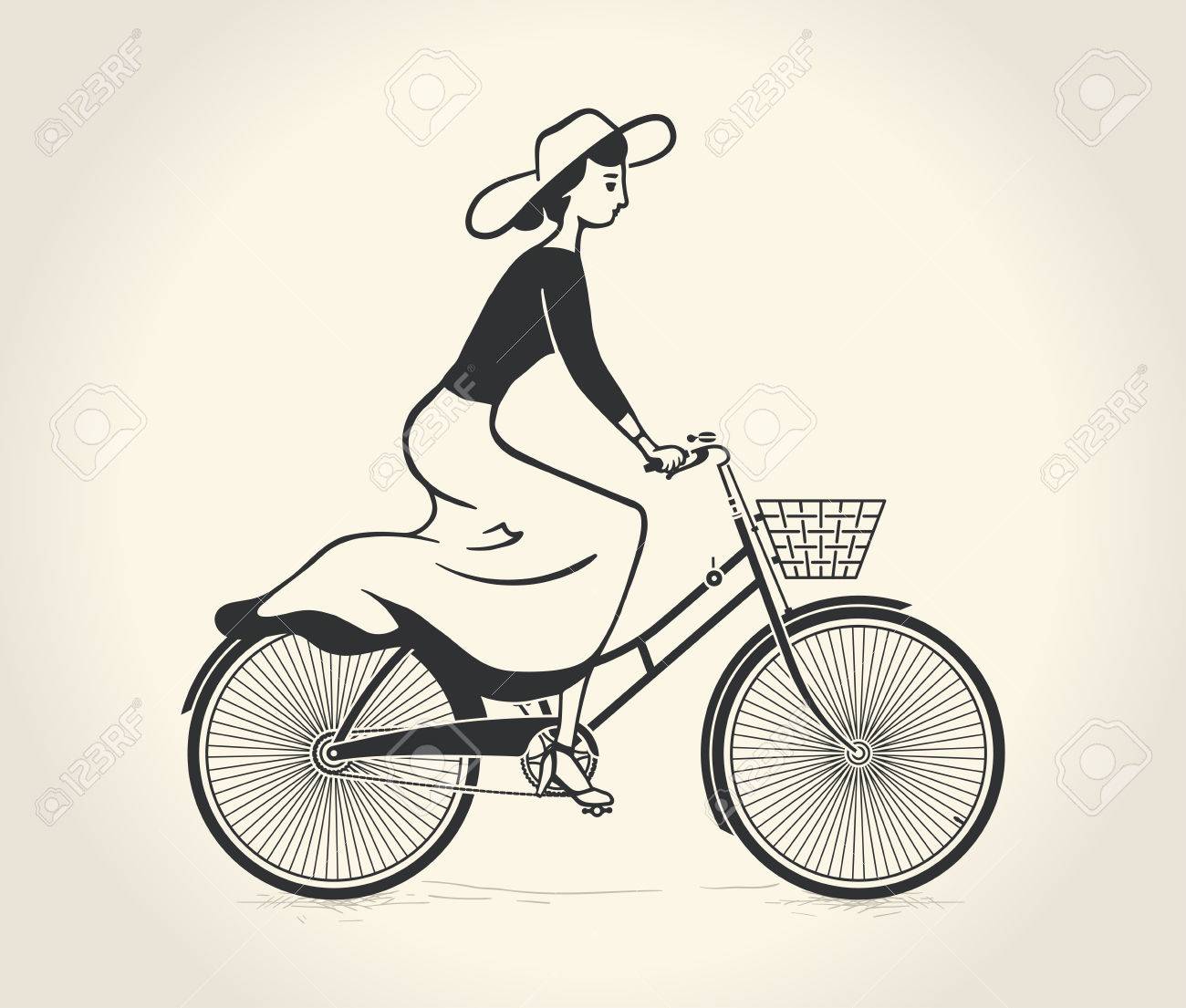 a bicyclette