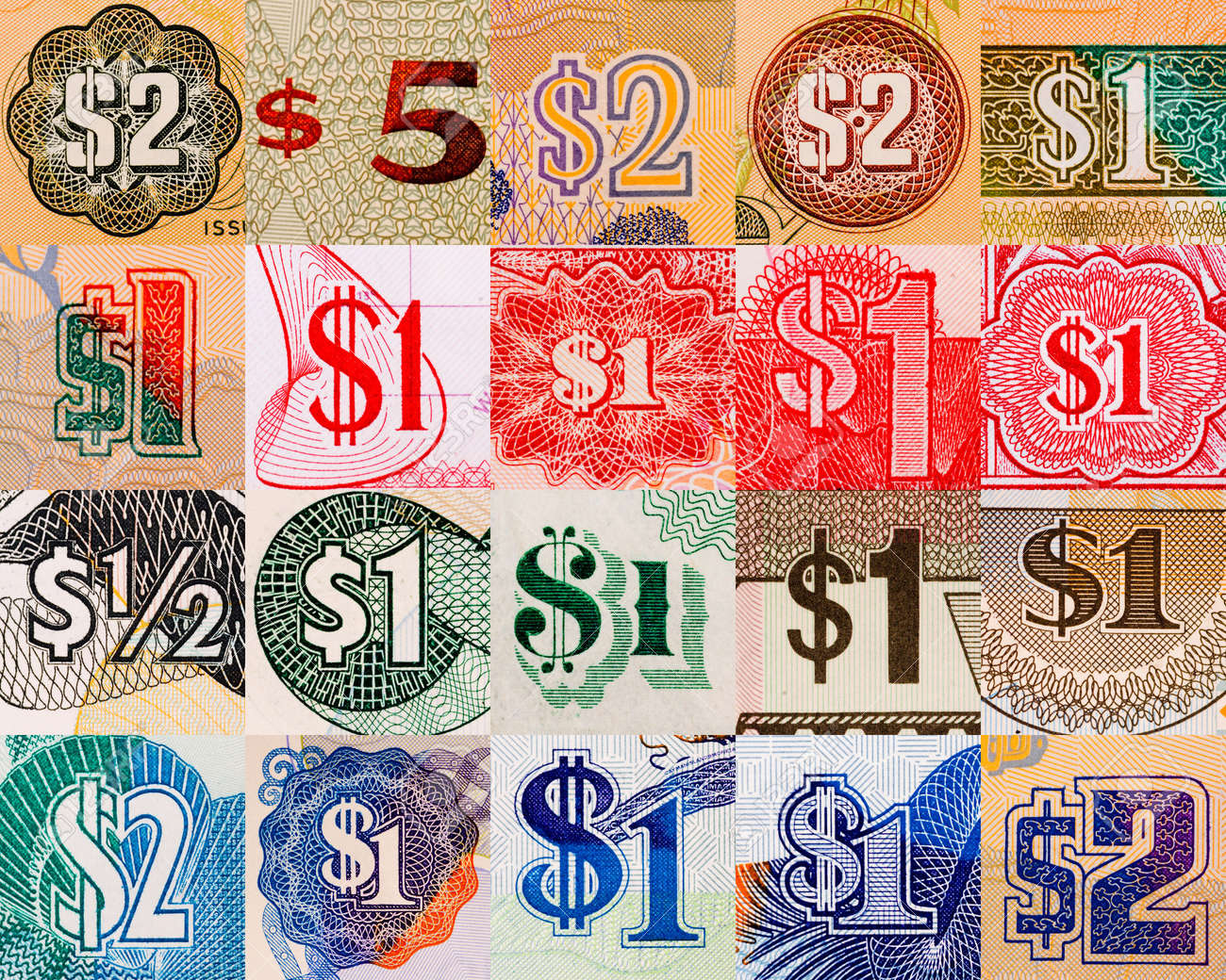 Dollar Symbols From All Over The World Currency Crops Collage 20 Mpixels Stock Photo Picture And Royalty Free Image Image 763954