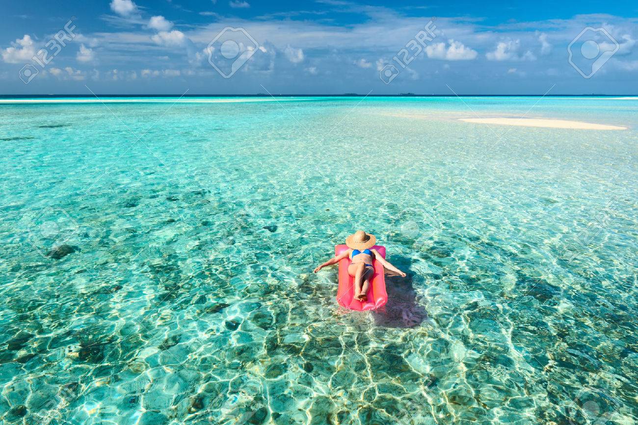 inflatable mattress beach