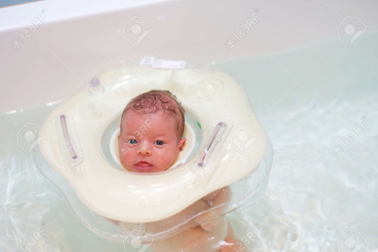 newborn baby swimming ring