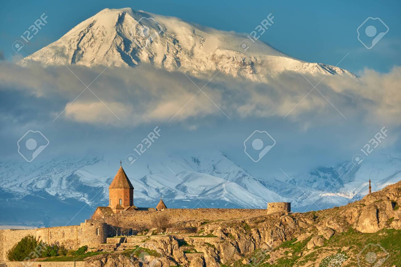 Ancient Castle Monastery Khor Virap In Armenia With Ararat Mountain Stock Photo Picture And Royalty Free Image Image 130440620