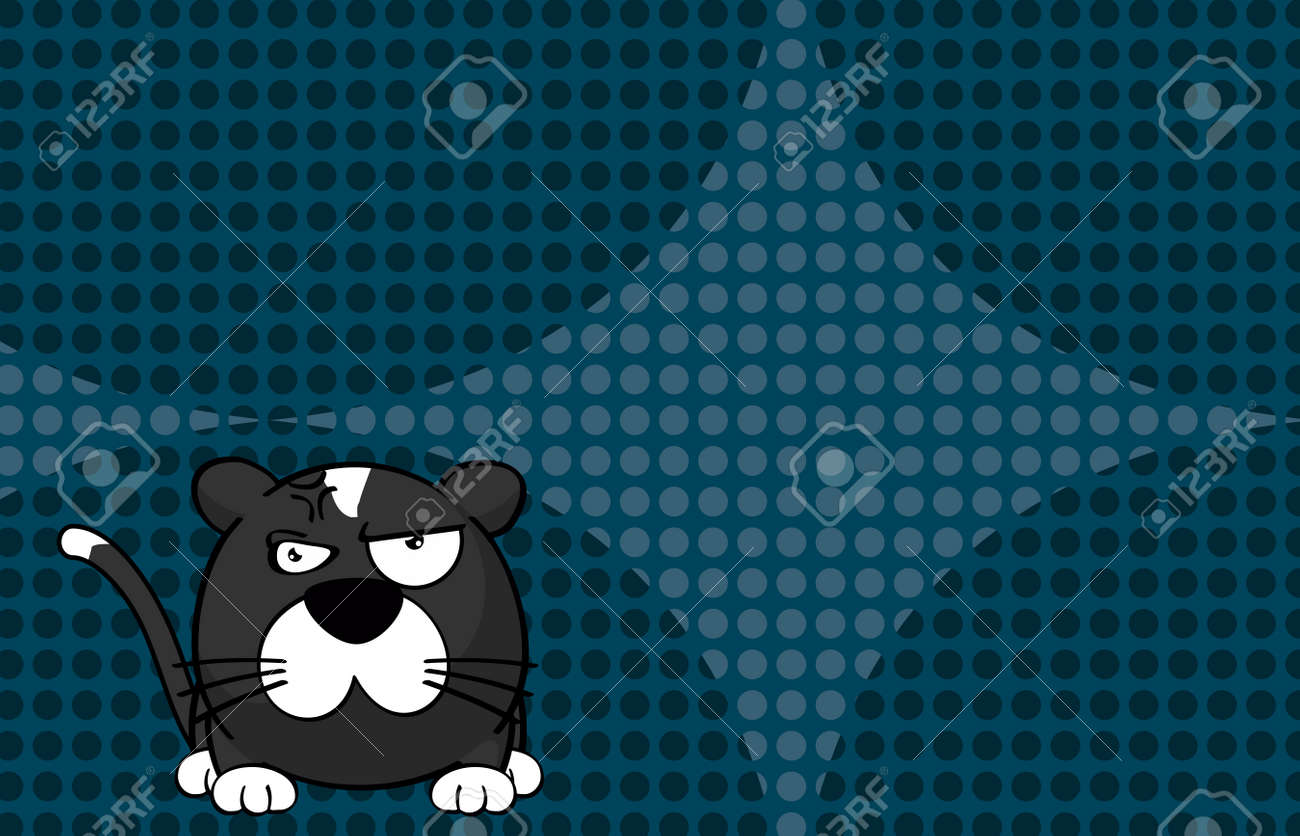 Fond De Dessin Animé De Chat Boule Grumpylittle En Format Vectoriel Très Facile à Modifier