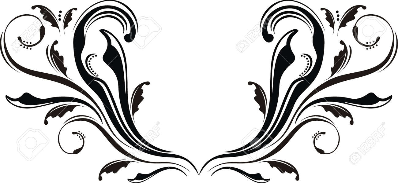 adorno caligrafico en formato vectorial muy facil de editar formatos de diplomas para editar