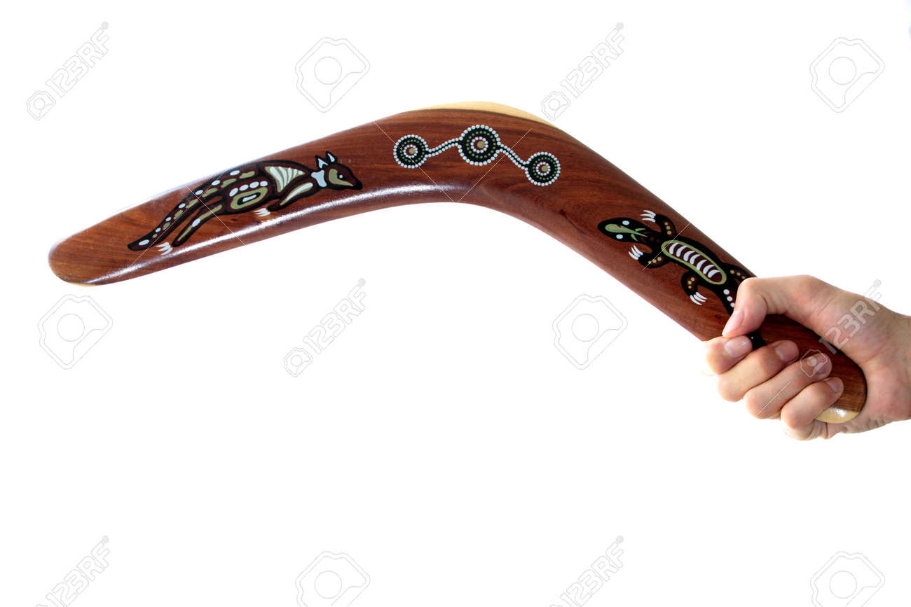 オーストラリアの本物のブーメランの写真素材・画像素材 Image 15108817