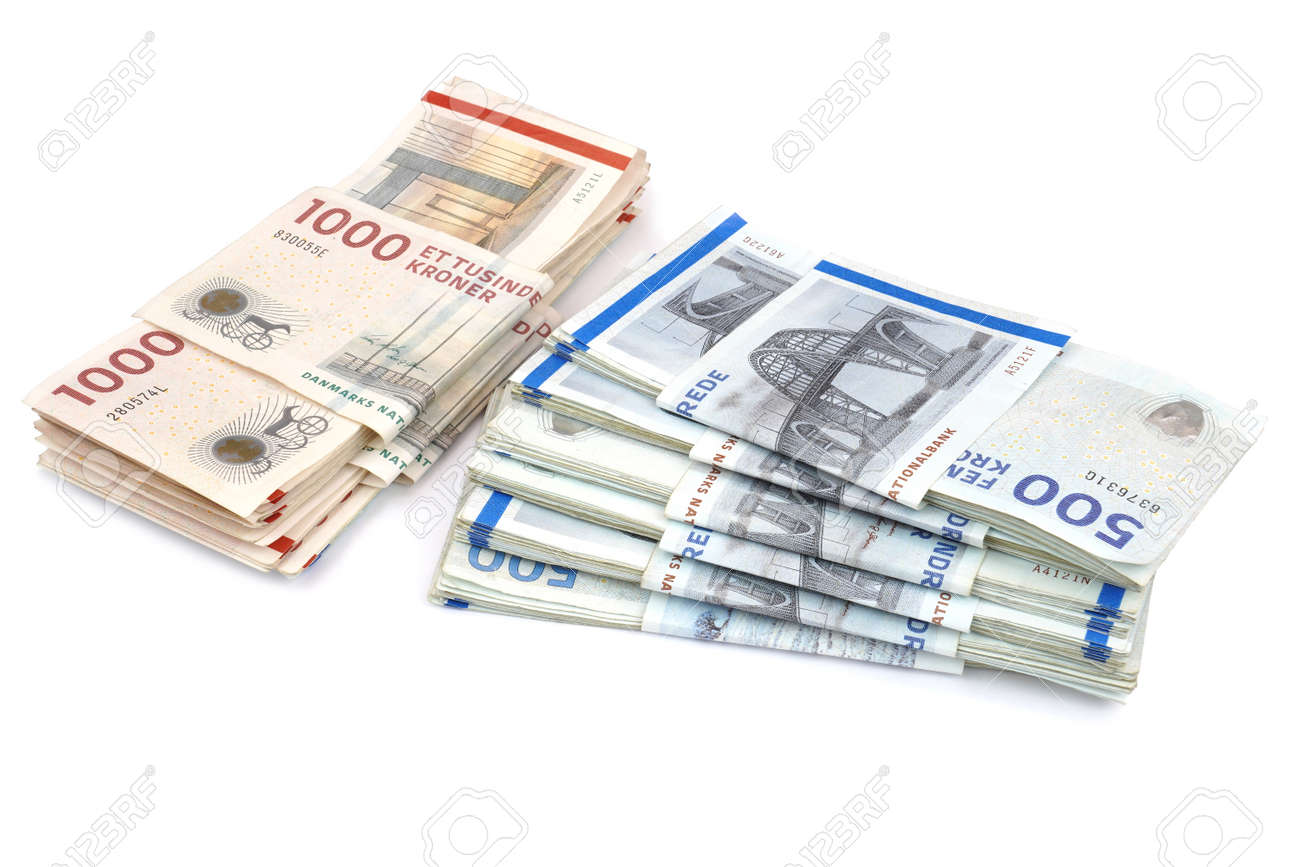 Danish Krone. ( DKK ) 1000 And 500 Krone Banknotes . Stock Photo, Picture  and Royalty Free Image. Image 116431386.