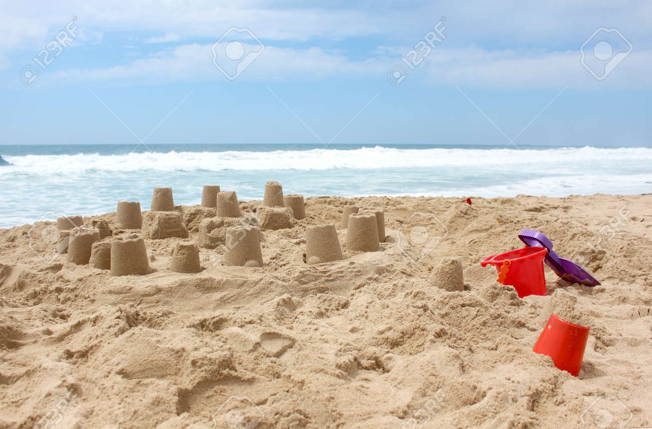 sandcastle bucket and spade
