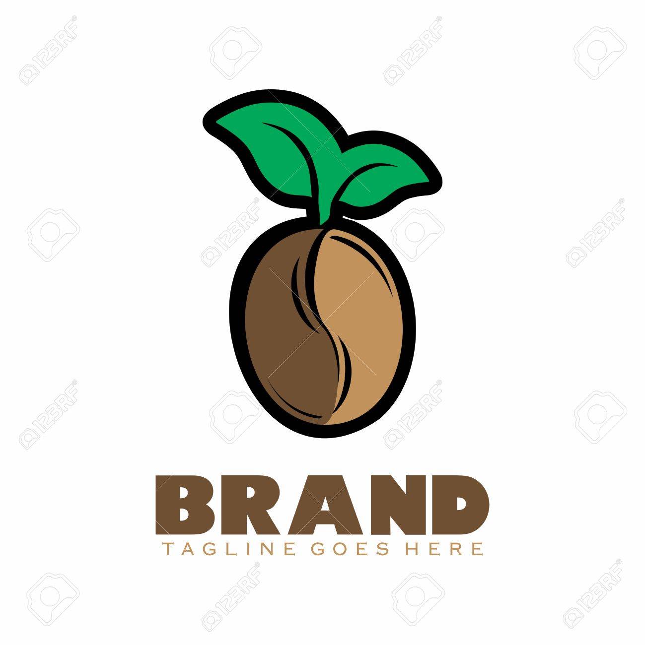 Vector Cartoon Cute And Happy Coffee Beans Logo Symbol With Green Rh 123rf Com Vector Cartoon Cute And Happy Coffee Beans Logo Symbol With Green Rh 123rf Com