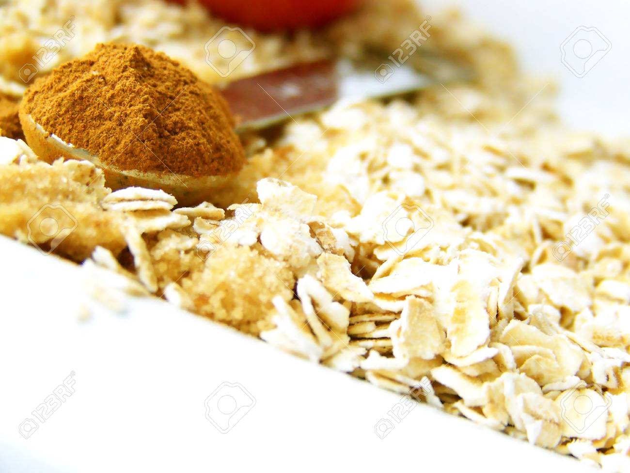 image of a heaping spoonful of cinnamon with brown sugar and