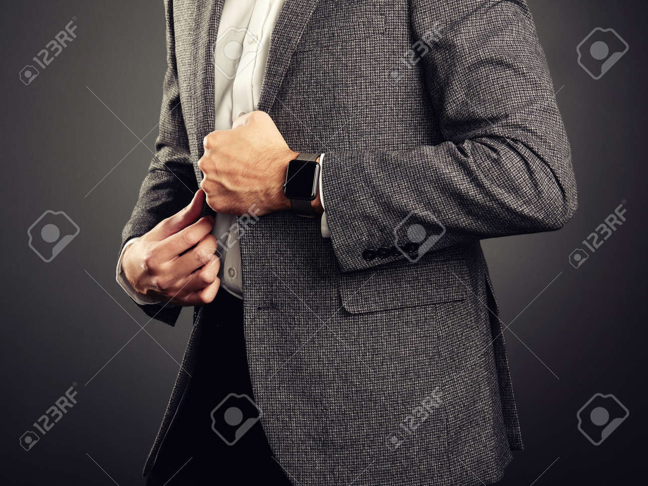 smart watch with suit