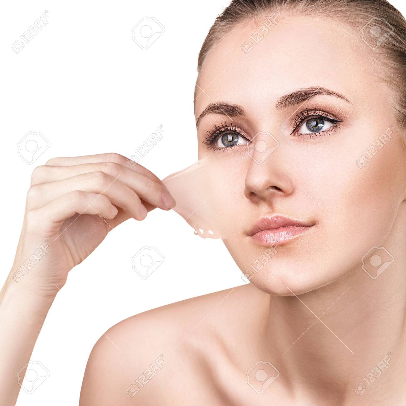 how to remove dry skin from face
