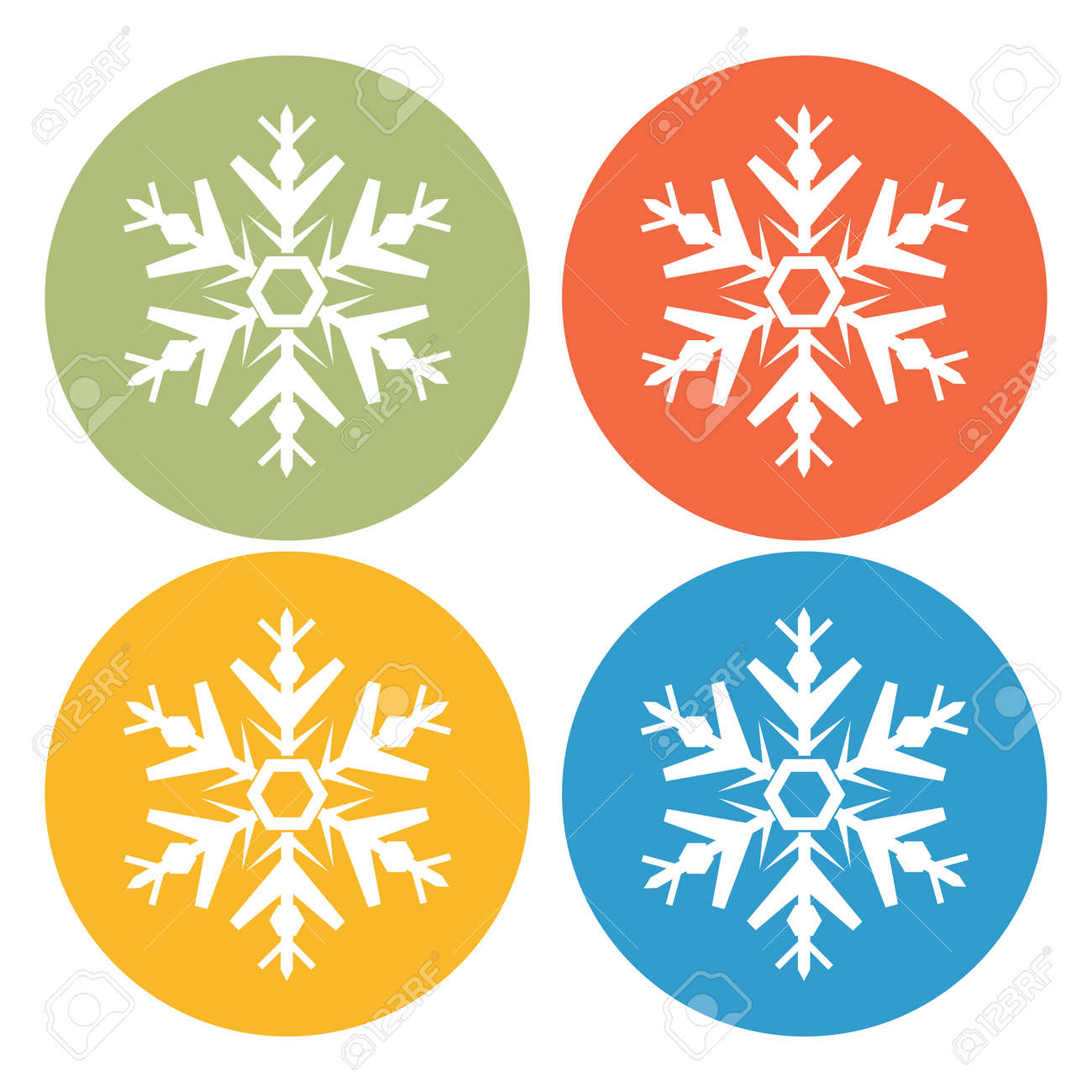 雪の結晶アイコン のイラスト素材 ベクタ Image 5022