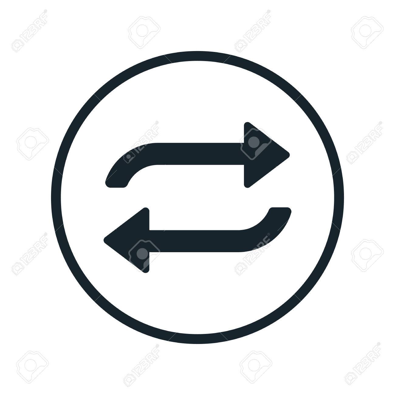 繰り返しアイコン のイラスト素材 ベクタ Image