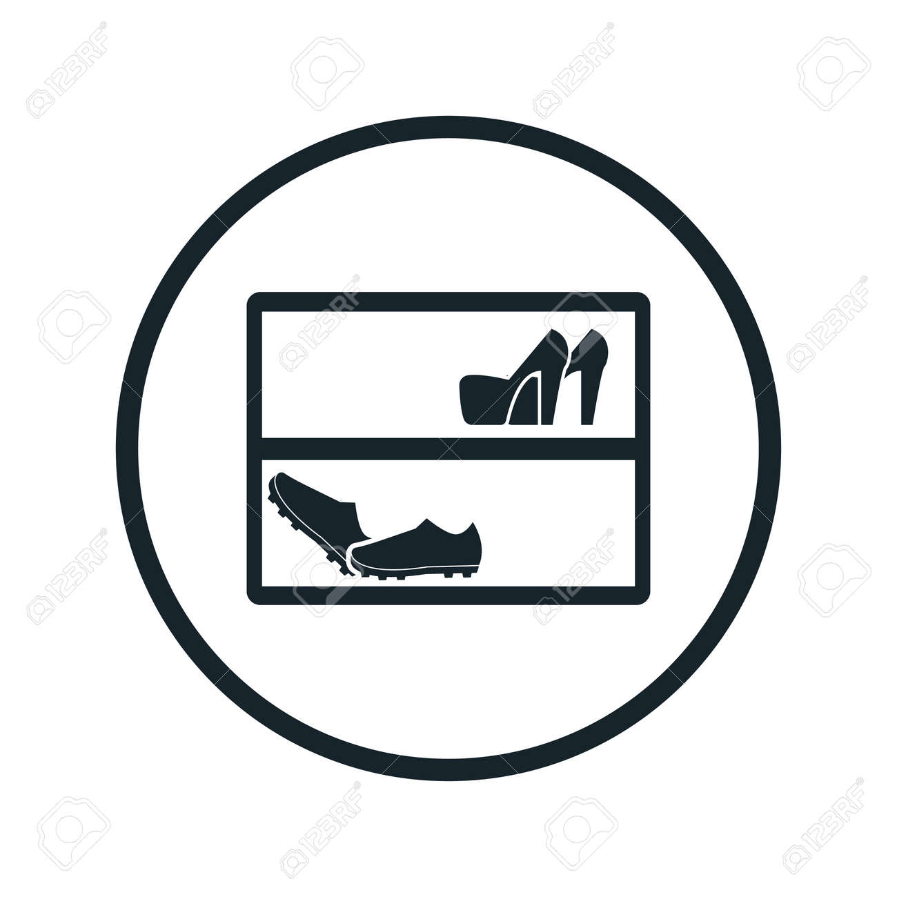 Shoe Cabinet Icon Royalty Free SVG, Cliparts, Vectors, and Stock  Illustration. Image 57082053., image size:1300x1300