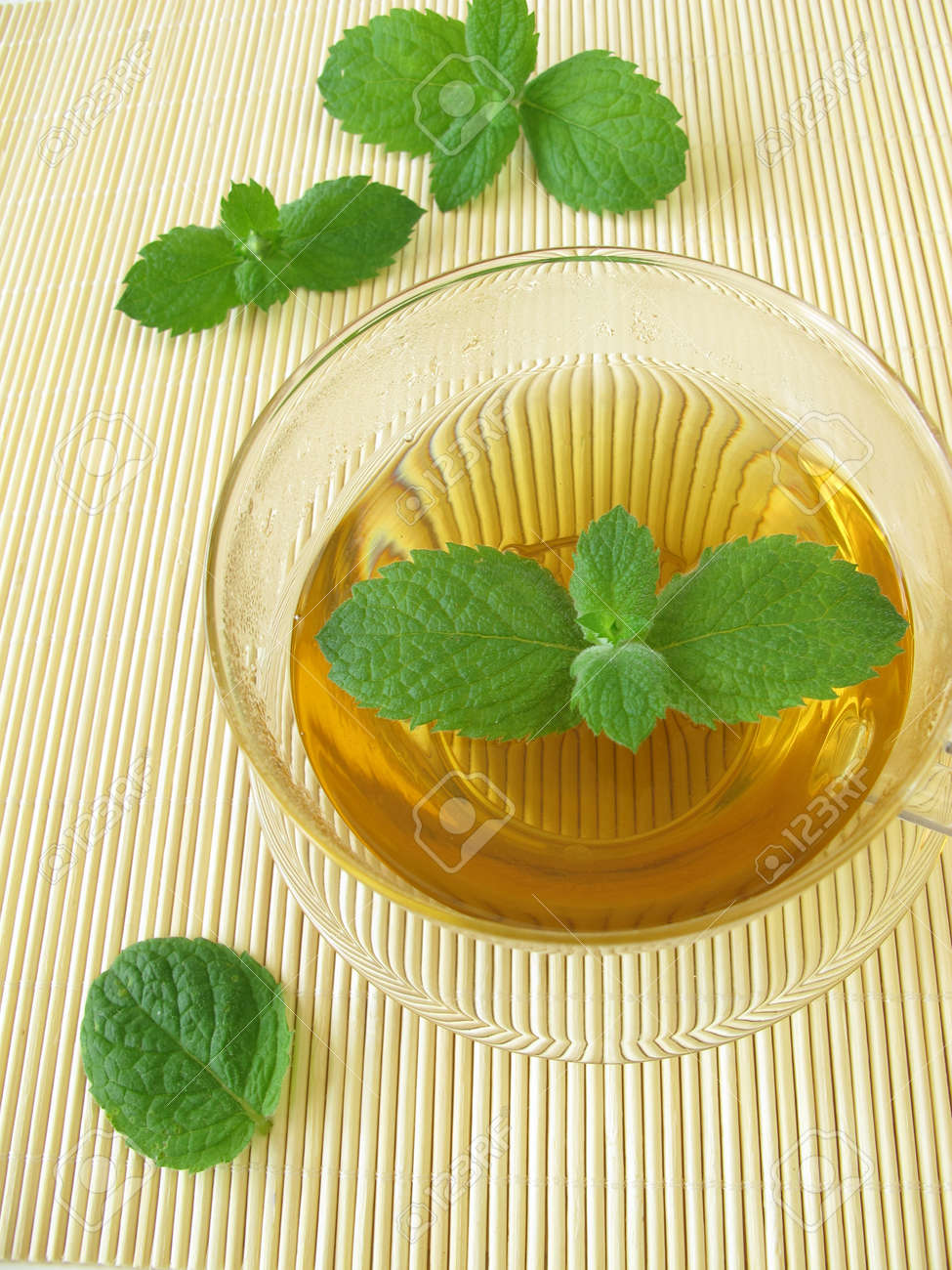 パイナップル ミント ティー の写真素材 画像素材 Image