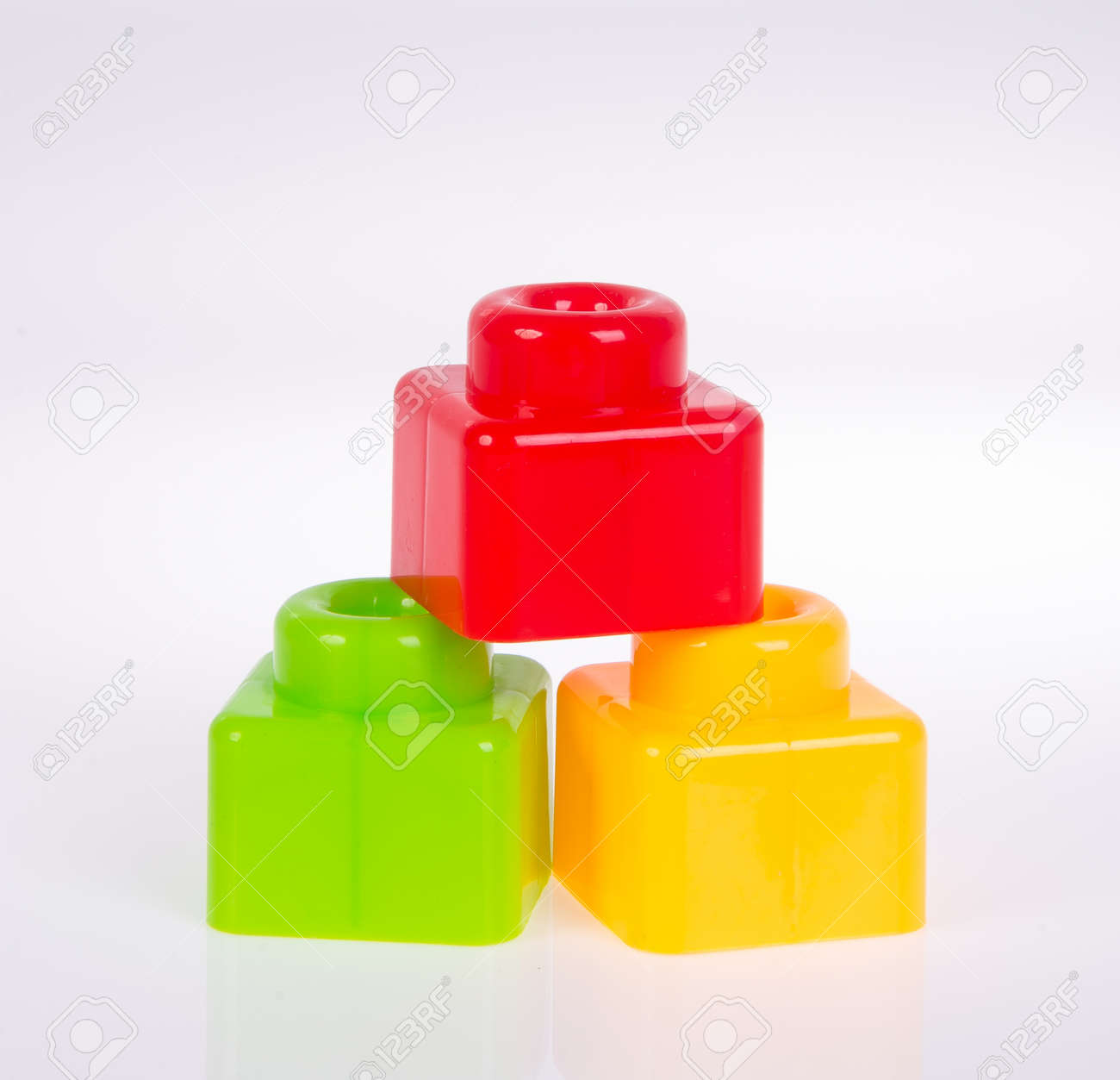 coloured building blocks