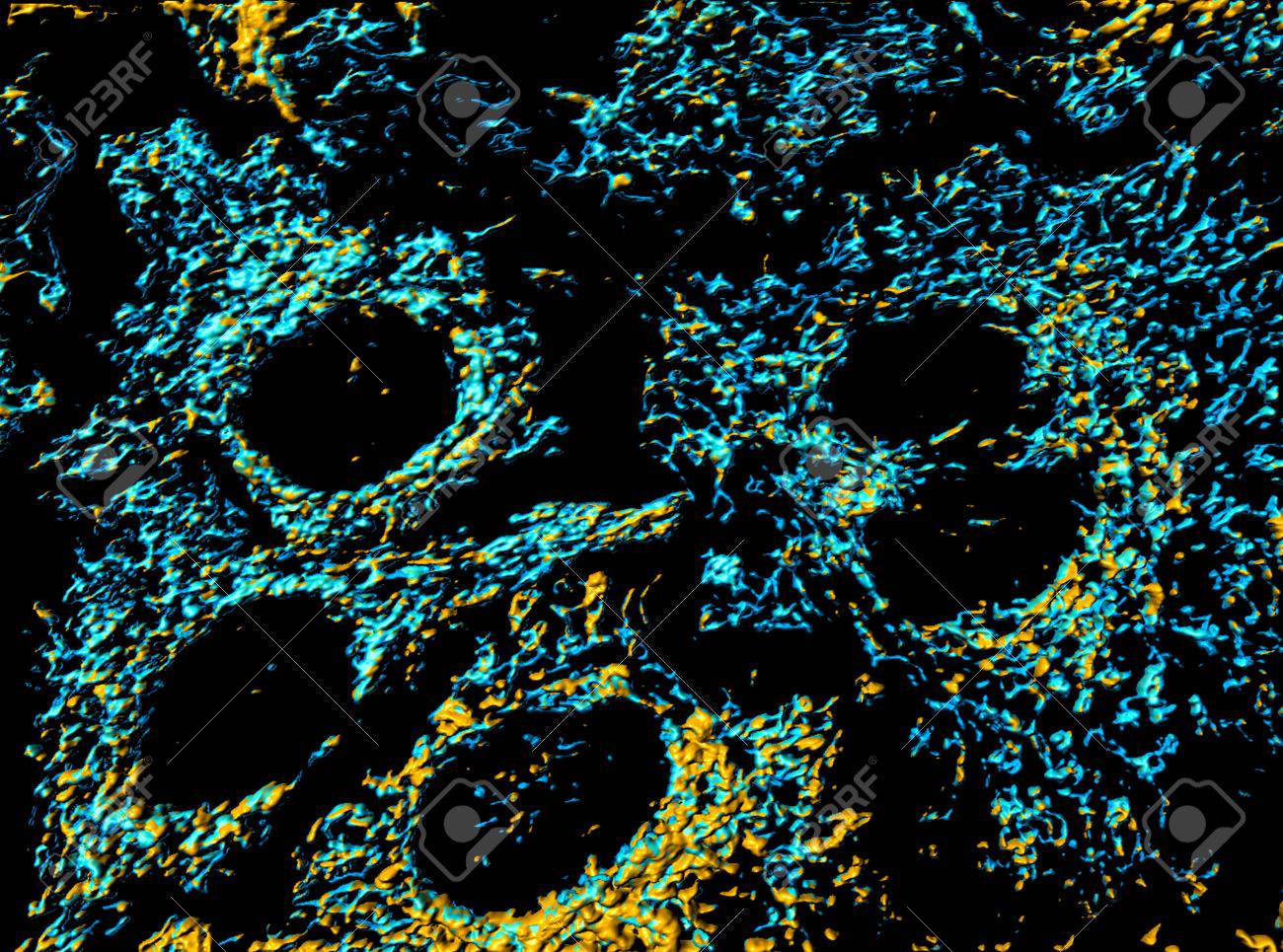 Les Mitochondries Dans Les Cellules Cancereuses Du Col Uterin Hela Banque D Images Et Photos Libres De Droits Image 49897639