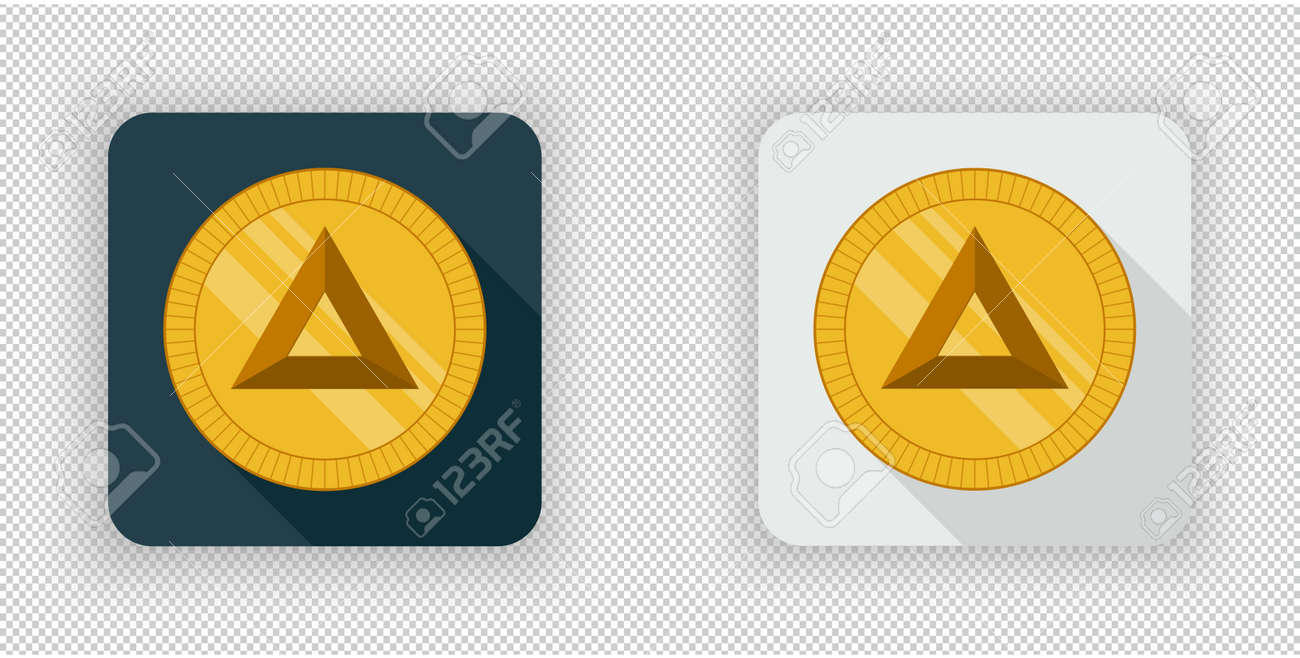 Light And Dark Crypto Currency Icon Basic Attention Token On A Transparent  Background Royalty Free SVG, Cliparts, Vectors, and Stock Illustration.  Image 83229269.