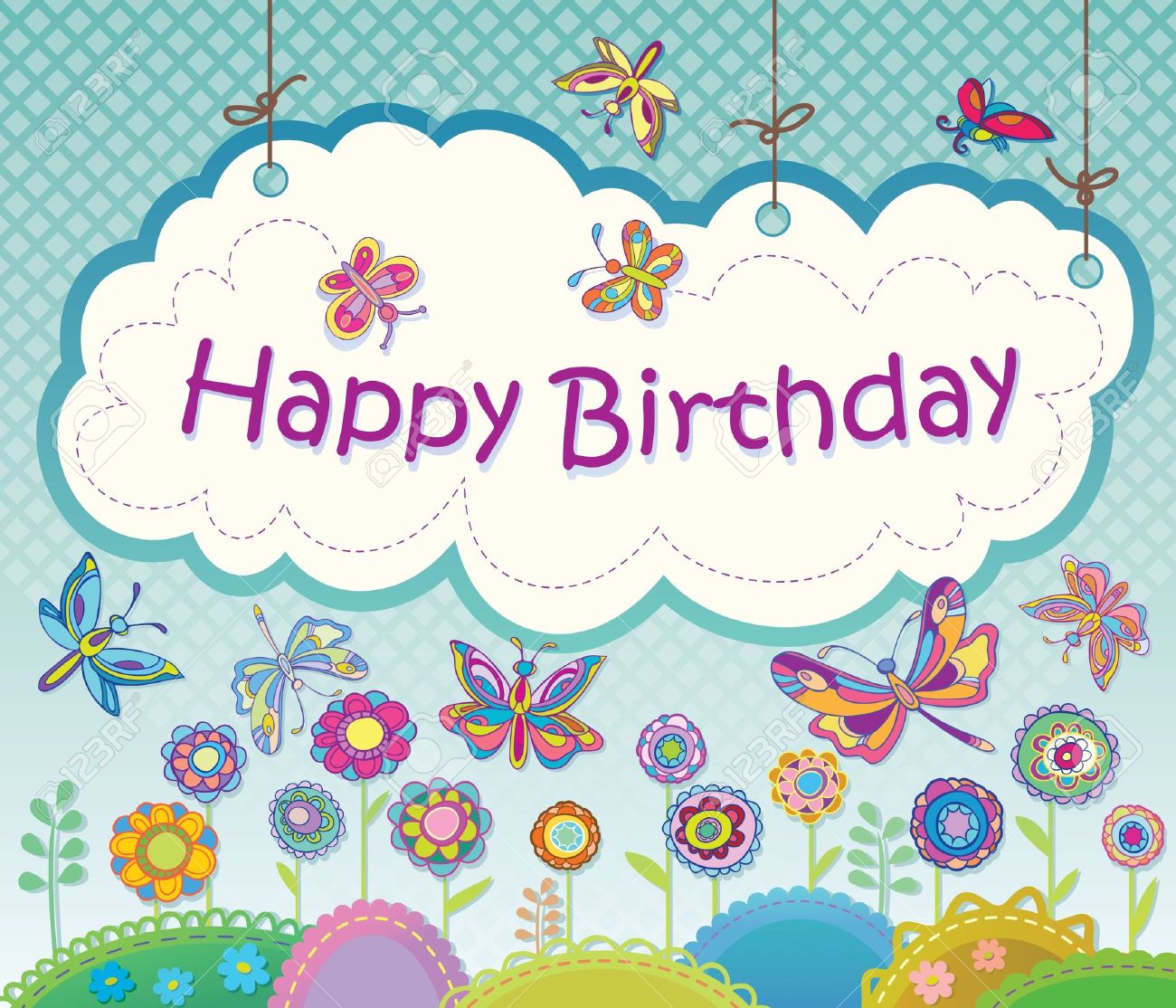 Carte De Voeux Avec Des Fleurs Et Des Papillons Felicitations Joyeux Anniversaire Clip Art Libres De Droits Vecteurs Et Illustration Image Carte De Voeux Avec Des Fleurs Et Des Papillons Felicitations Joyeux Anniversaire Clip Art Libres De Droits Vecteurs Et Illustration Image