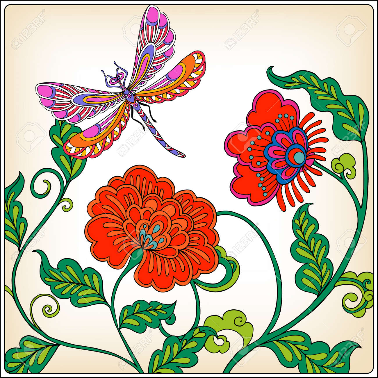 Fleurs Decoratives Les Oiseaux Et Les Papillons Bon Pour La Carte De Voeux Pour L Anniversaire La Saint Valentin Ou De Mariage Ou Peut Etre Utilise Comme Une Impression Sur T Shirts Et Des Fleurs Decoratives Les Oiseaux Et Les Papillons Bon Pour La Carte De Voeux Pour L Anniversaire La Saint Valentin Ou De Mariage Ou Peut Etre Utilise Comme Une Impression Sur T Shirts Et Des