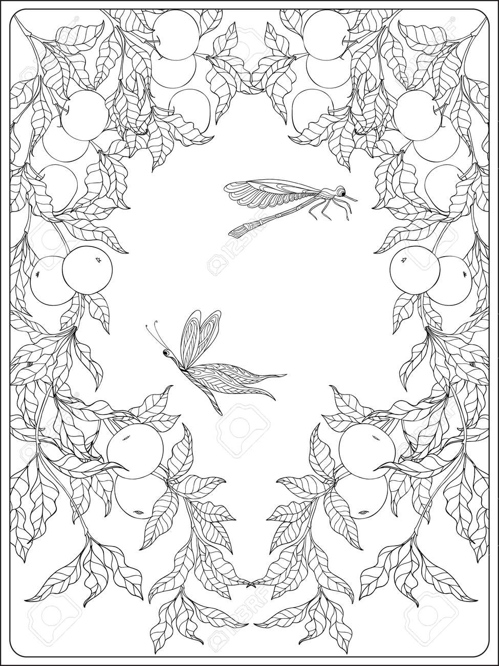 Donna Di Fiori Uccelli E Farfalle Libro Da Colorare Per Adulti E Bambini Più Grandi Colorare Disegno Del Contorno Illustrazione Vettoriale Donna Di Fiori Uccelli E Farfalle Libro Da Colorare Per Adulti E Bambini Più Grandi Colorare Disegno Del Contorno Illustrazione Vettoriale