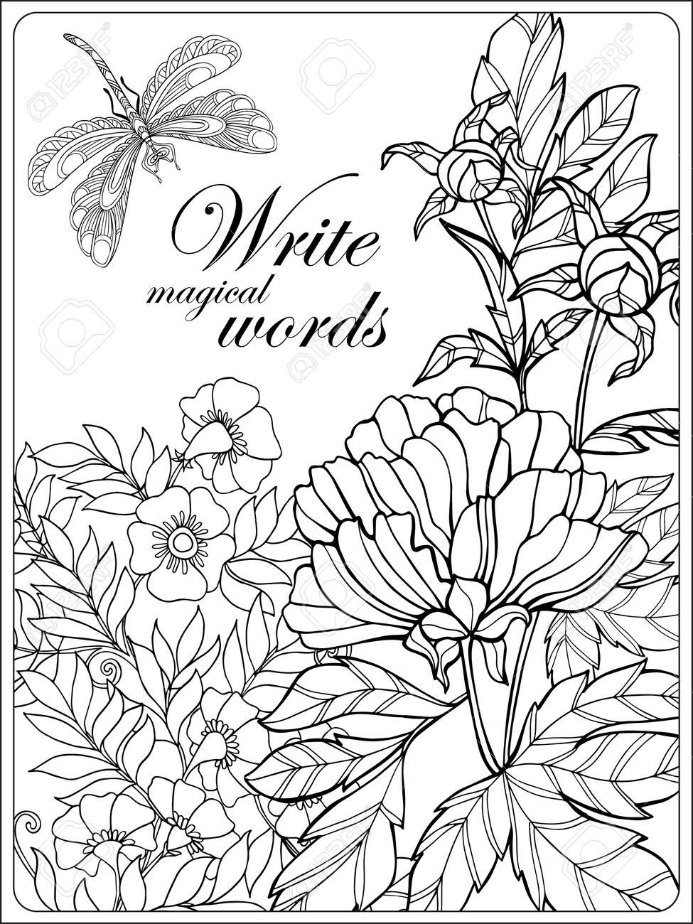 45 Coloring Book Images Butterflies HD