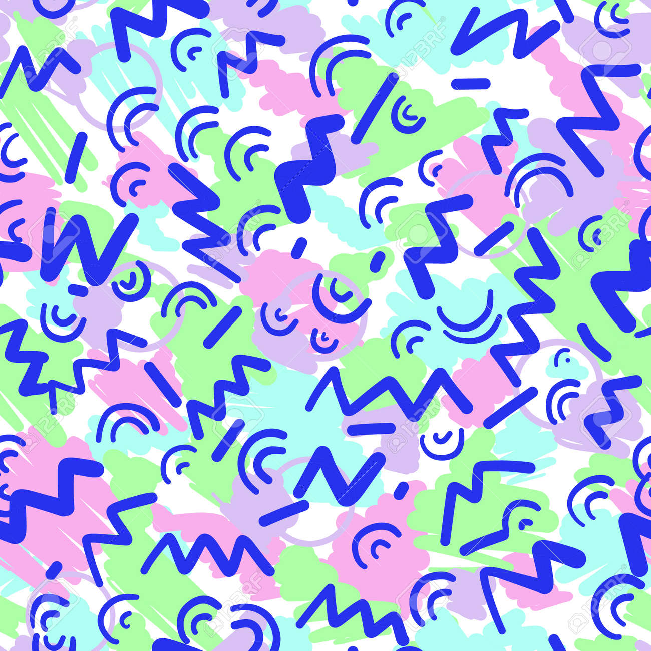 Retro Vintage 80er Oder 90er Jahre Mode Stil Abstrakte Nahtlose Muster Hintergrund Gut Fur Textilgewebe Design Packpapier Und Website Tapeten Vektor Illustration Lizenzfrei Nutzbare Vektorgrafiken Clip Arts Illustrationen Image 57328509