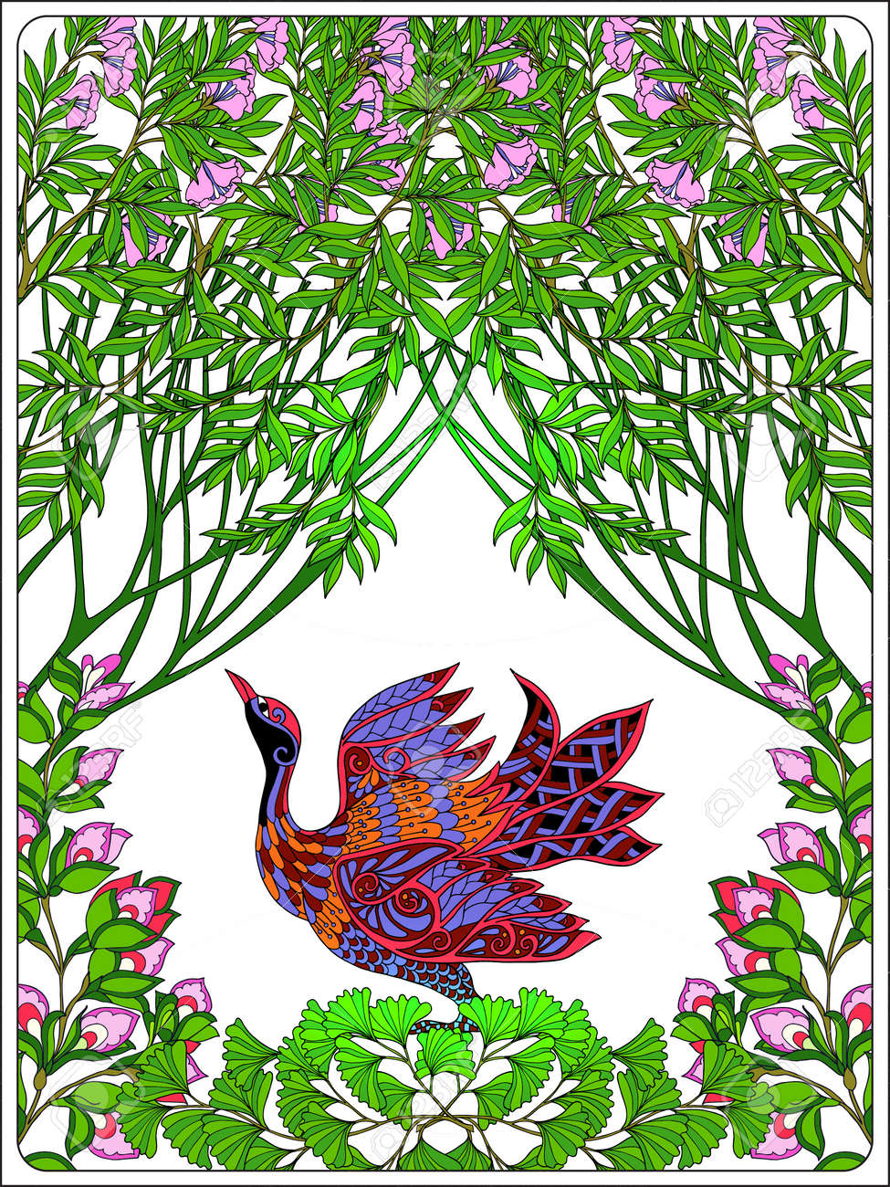 Des Fleurs Et Des Oiseaux Decoratifs Bon Pour La Carte De Voeux Pour L Anniversaire La Saint Valentin Ou De Mariage Ou Peut Etre Utilise Comme Une Impression Sur T Shirts Et Des Sacs Des Fleurs Et Des Oiseaux Decoratifs Bon Pour La Carte De Voeux Pour L Anniversaire La Saint Valentin Ou De Mariage Ou Peut Etre Utilise Comme Une Impression Sur T Shirts Et Des Sacs