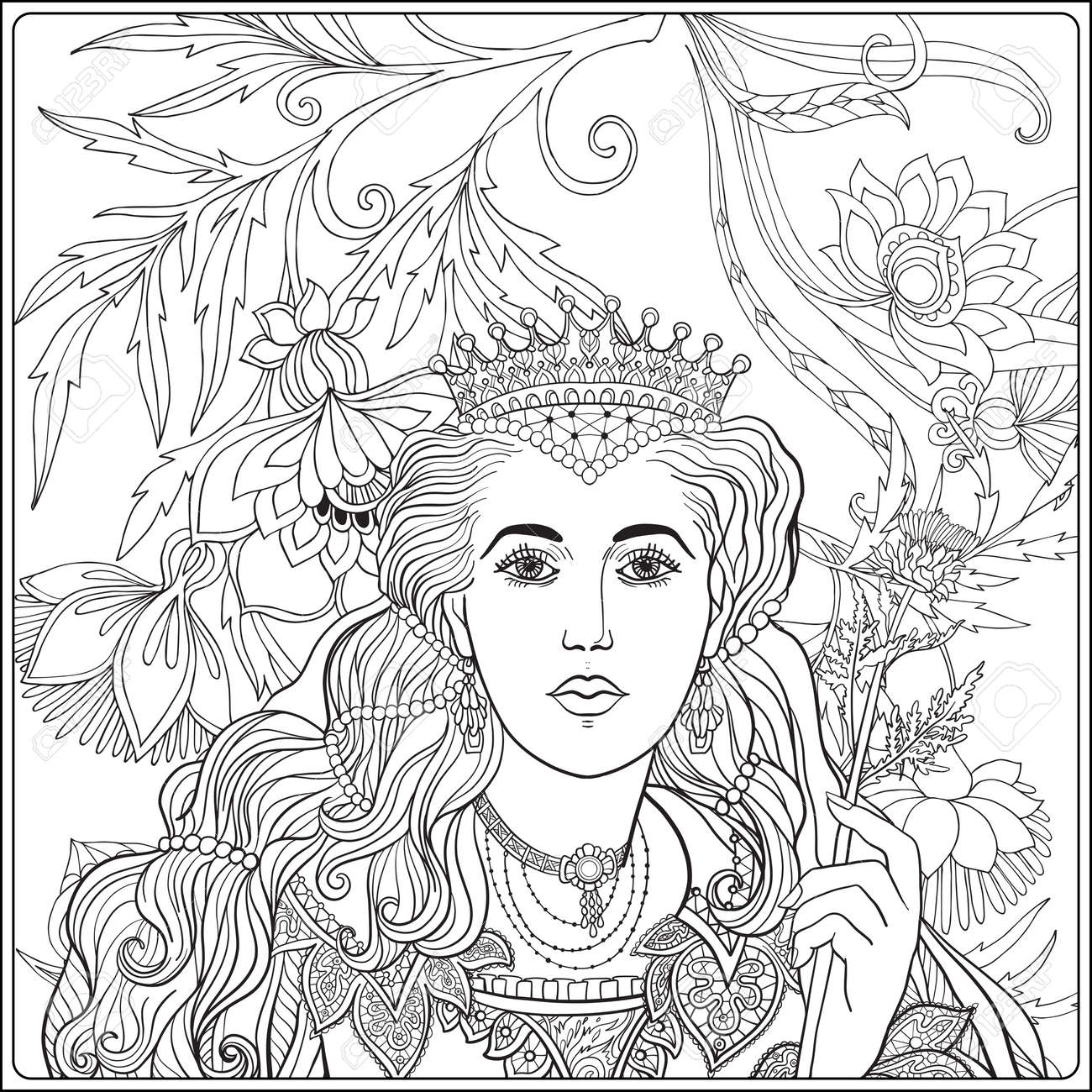 420 Coloring Book Queen Free