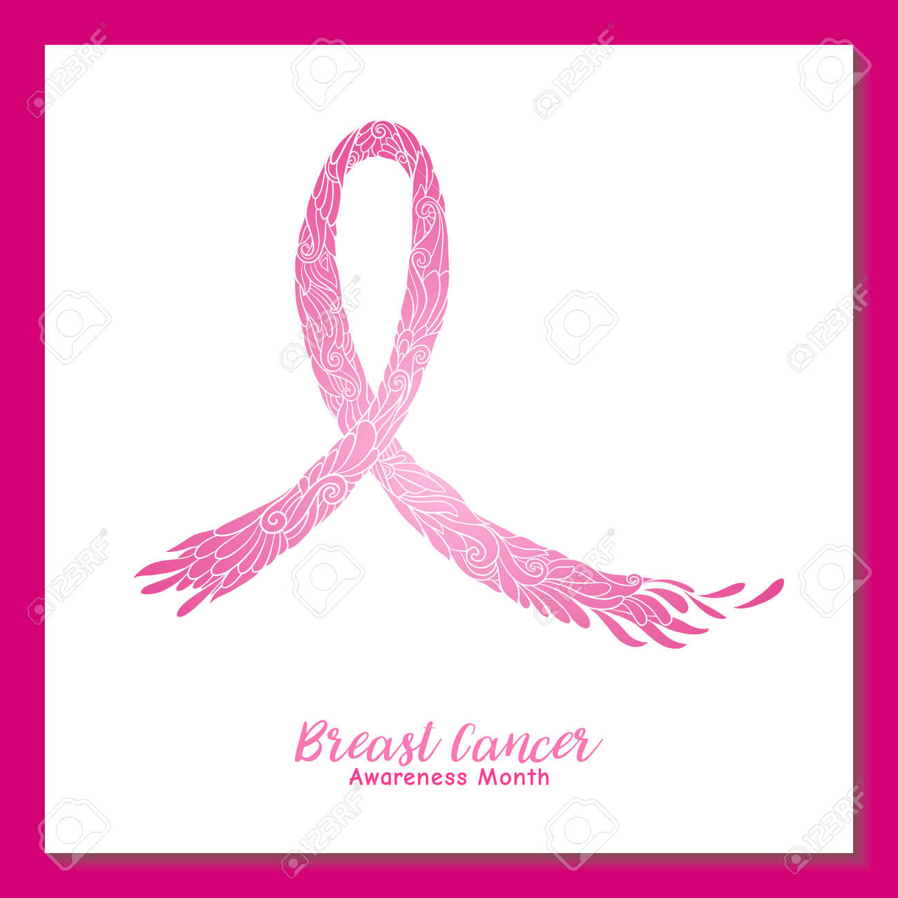 breast cancer awareness month ribbon