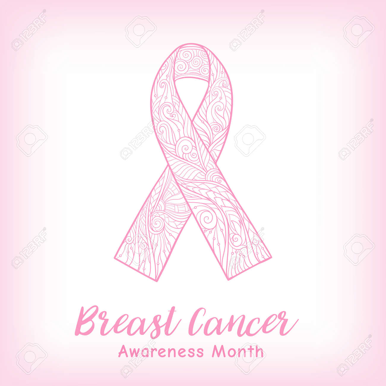 breast cancer awareness month ribbon