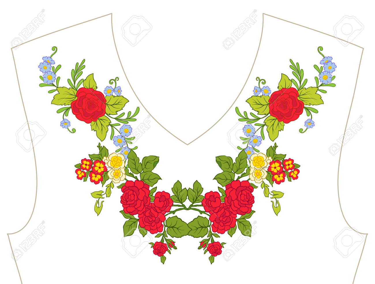 flores para blusas