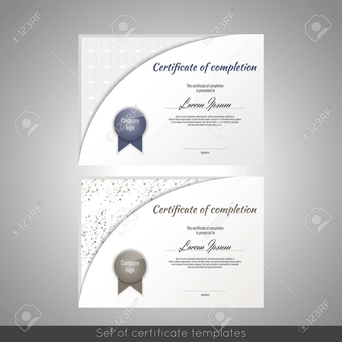 certificate of achievement completion appreciation graduation