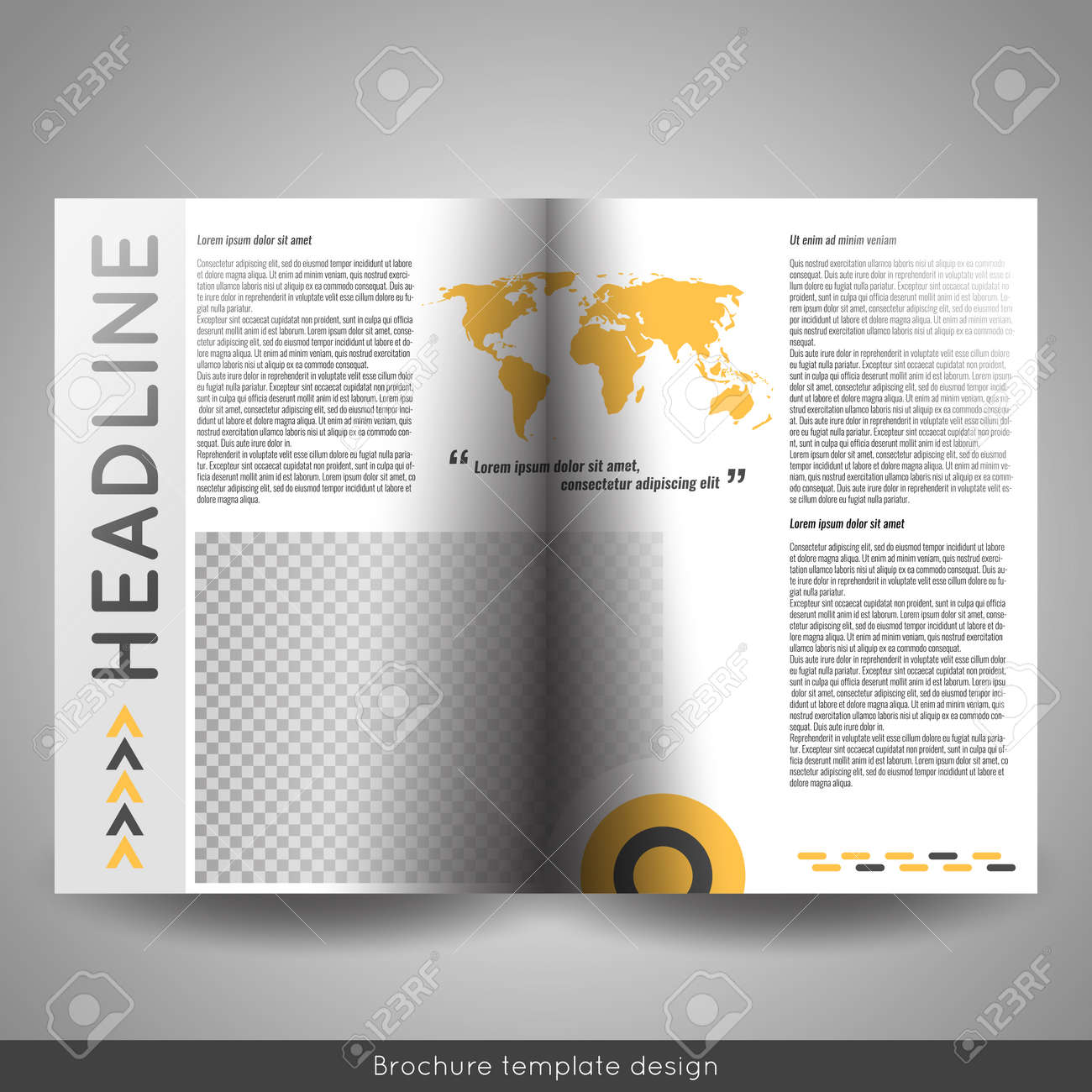 corporate bi fold brochure template design annual report presentation book cover or - Bi Fold Brochure Template corporate bi fold brochure template design annual report presentation book cover or - Bi Fold Brochure Template