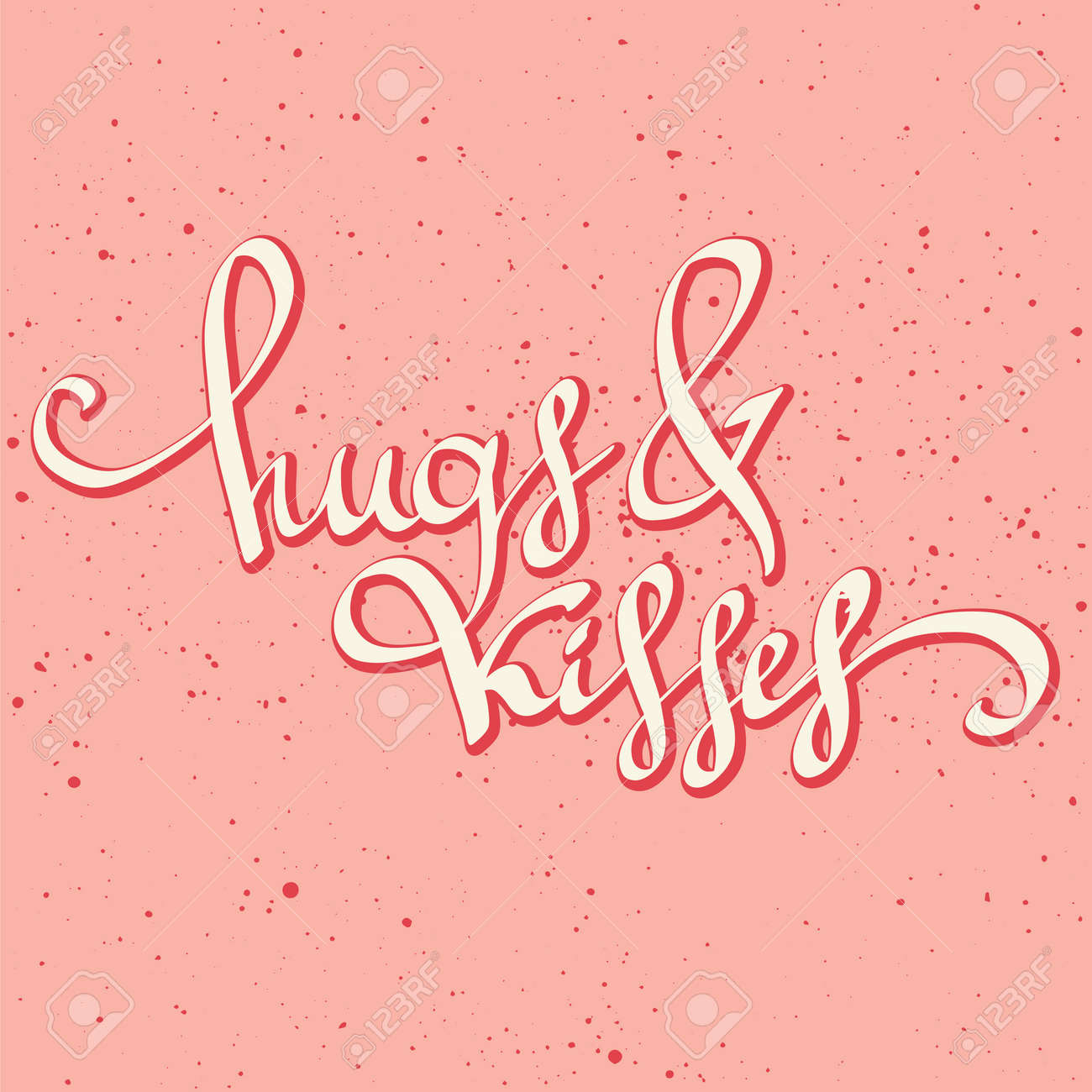 Citation Des Lettres A La Main Et Aux Bisous Saint Valentin Sauvez La Date Carte De Voeux De Mariage Cute Vector Brushscript Typographie Poster Imprimer Ou Decorer La Maison Clip Art Libres